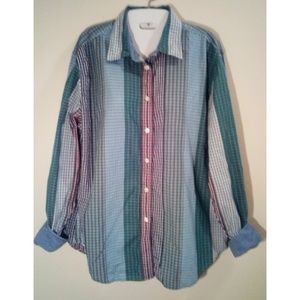 Tommy Hilfiger multi colored button up